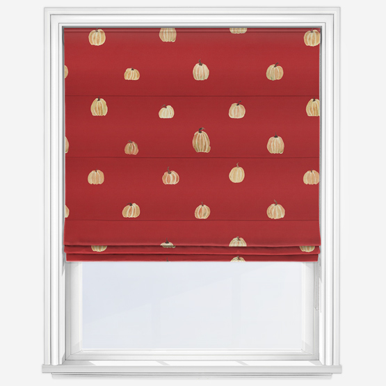 Sonova Studio Pumpkin Red Roman Blind