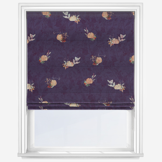 Sonova Studio Pumpkin Spice Amethyst Roman Blind