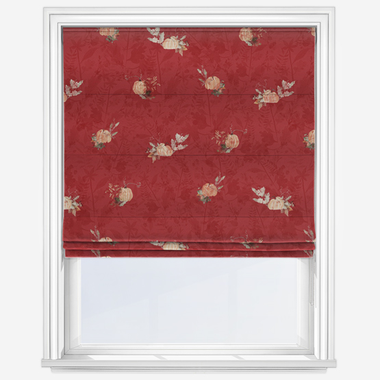 Sonova Studio Pumpkin Spice Red Roman Blind