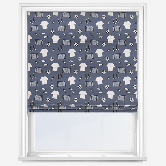 Sonova Studio Team Play White Roman Blind