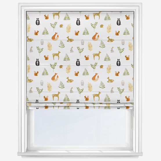 Sonova Studio Woodland Friends Autumn Roman Blind