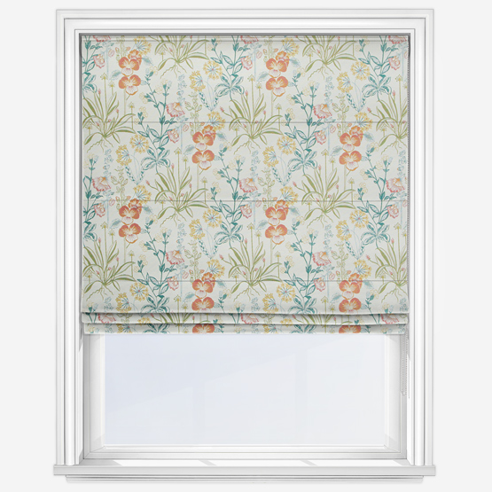 Elmsdale Forest and Linen Roman Blind