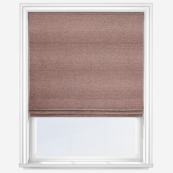 Boucle Dash Lipstick Pink Roman Blind