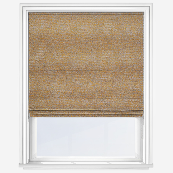 Boucle Dash Sunshine Yellow Roman Blind