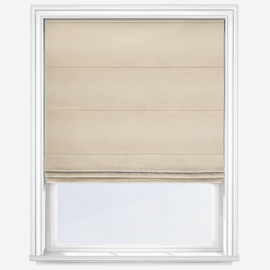 Boucle Ecru Roman Blind