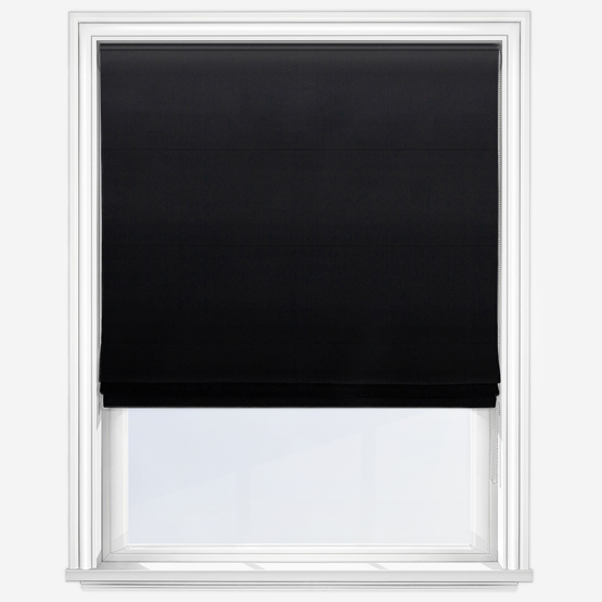 Dione Black Roman Blind