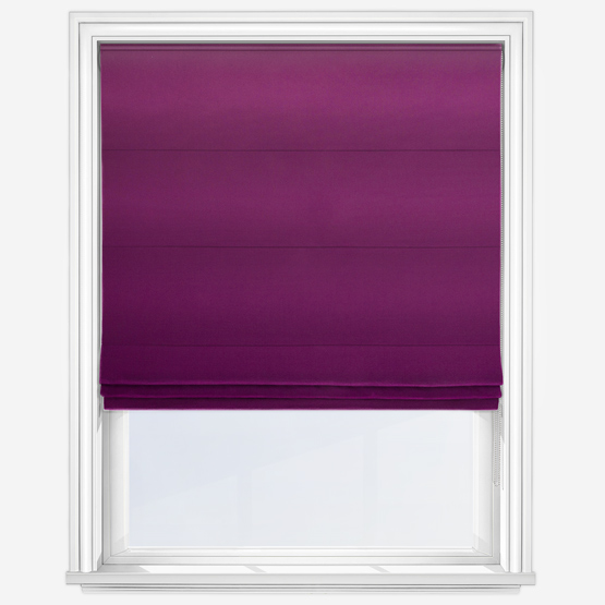 Dione Magenta Roman Blind