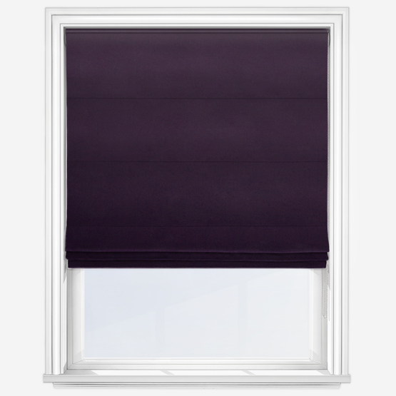 Dione Purple Blue Roman Blind