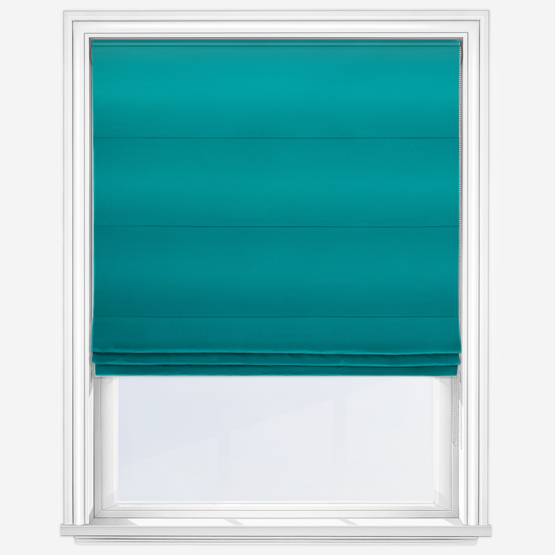 Dione Teal Roman Blind