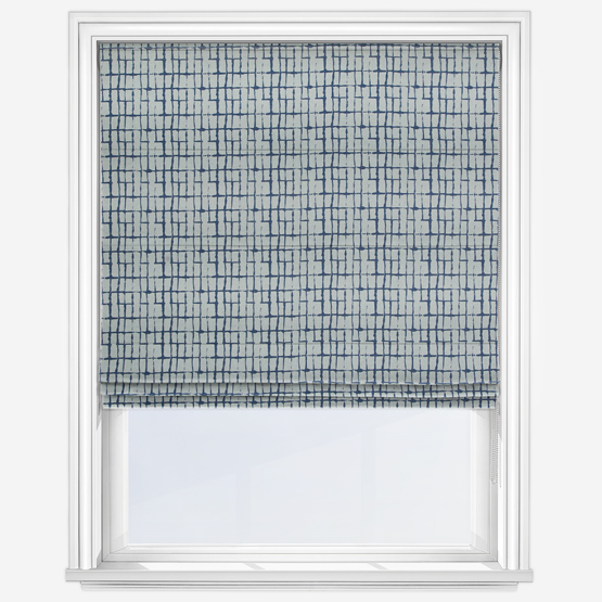 Lee Navy Roman Blind