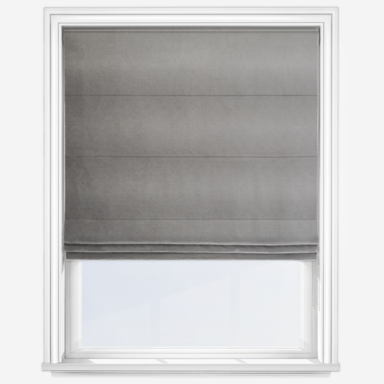 Manhattan Pewter Roman Blind