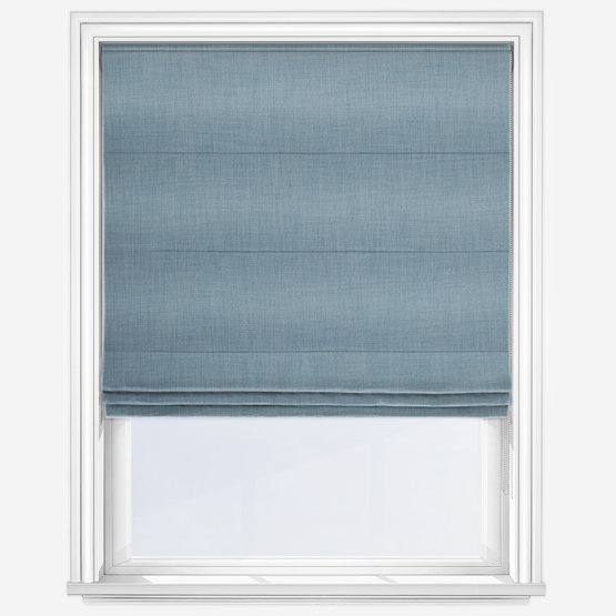 Mercury Periwinkle Roman Blind