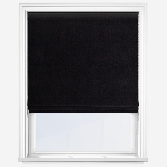 Milan Black Roman Blind