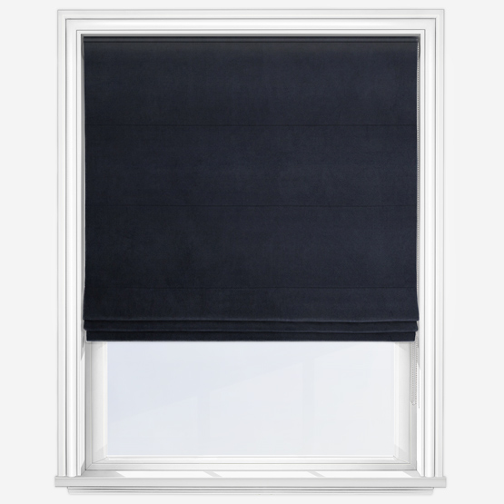Milan Indigo Roman Blind