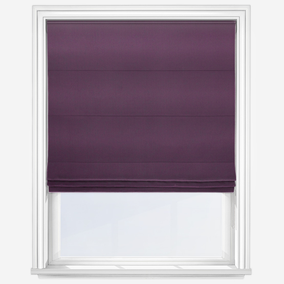 Narvi Blackout Aubergine Roman Blind