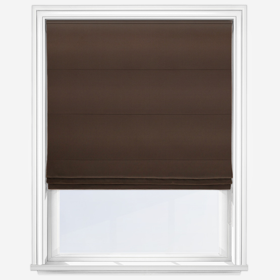 Narvi Blackout Chocolate Roman Blind