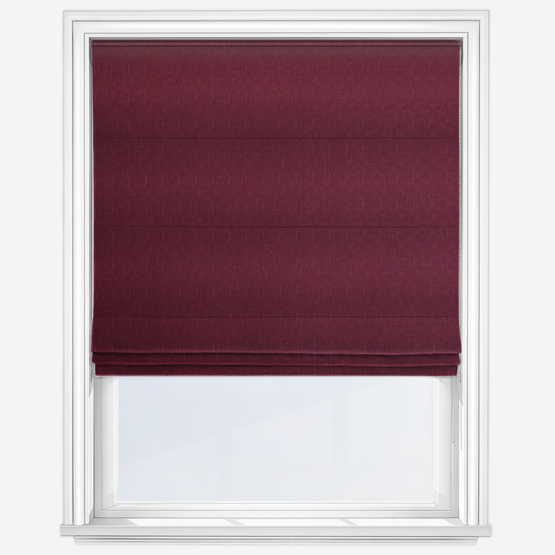 Neptune Blackout Damson Roman Blind