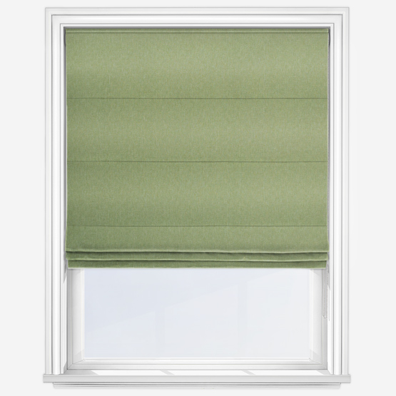 Neptune Blackout Green Tea Roman Blind