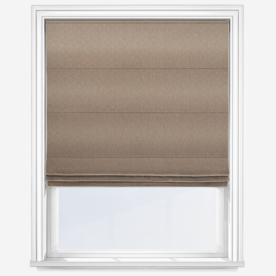 Neptune Blackout Nougat Roman Blind