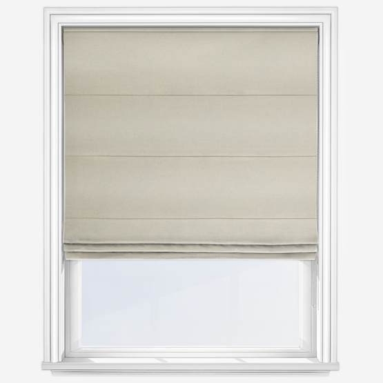 Pure Recycled Natural Linen Roman Blind