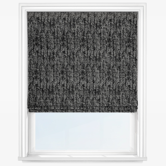 Royals Black Roman Blind