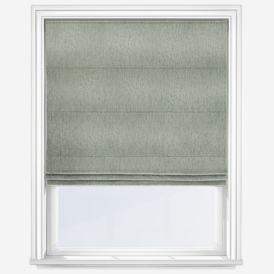 Turin Sage Green Roman Blind