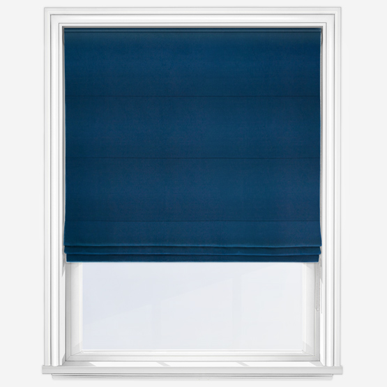 Verona Indigo Blue Roman Blind