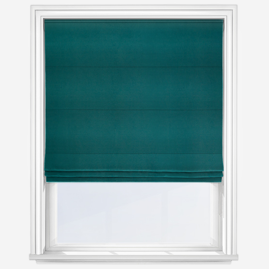 Verona Teal Roman Blind