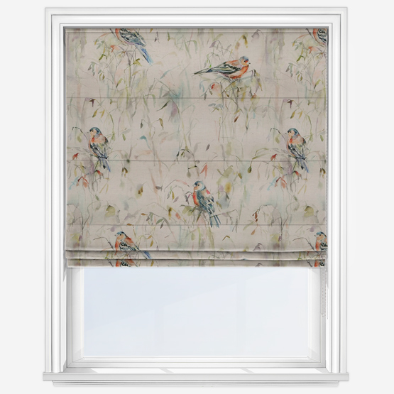 Voyage Chaffinch Linen Roman Blind