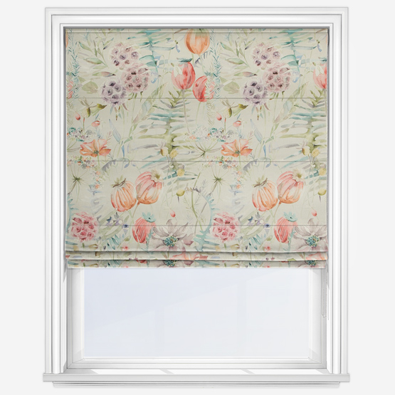 Voyage Edenmuir Cinnamon Linen Roman Blind