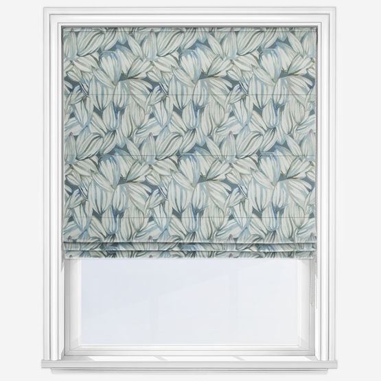 Voyage Topia Cobalt Roman Blind