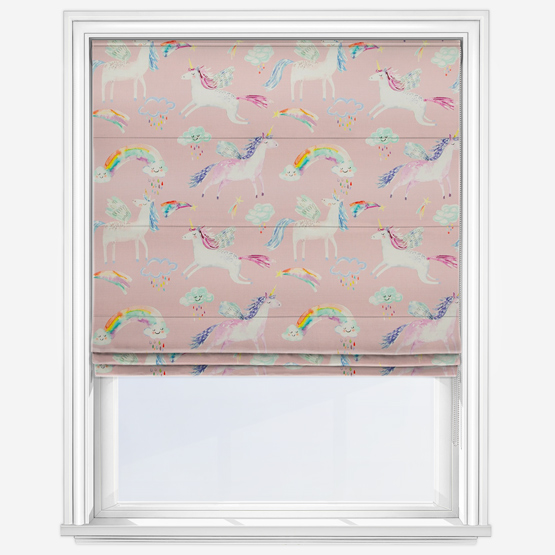 Voyage Unicorn Dance Blossom Roman Blind