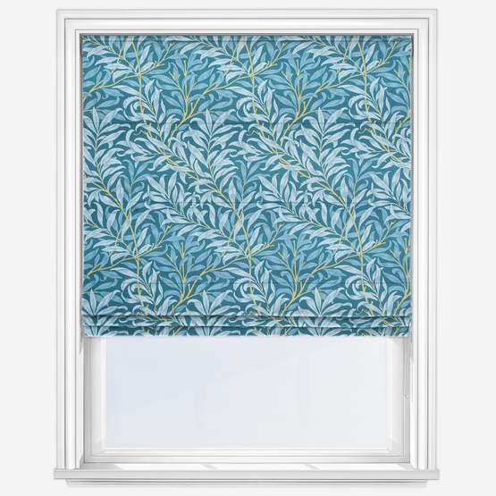 William Morris Willow Boughs Denim Roman Blind