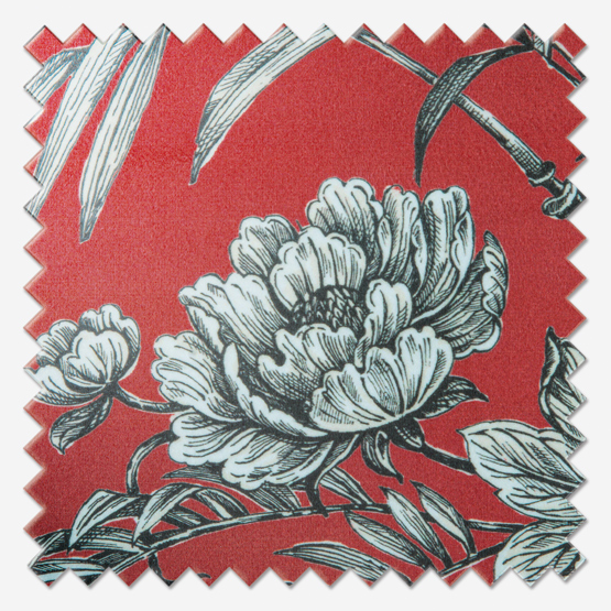 Ashley Wilde Botanist Crimson cushion