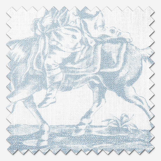 Camengo Cadence Tissu Bleu Porcelaine