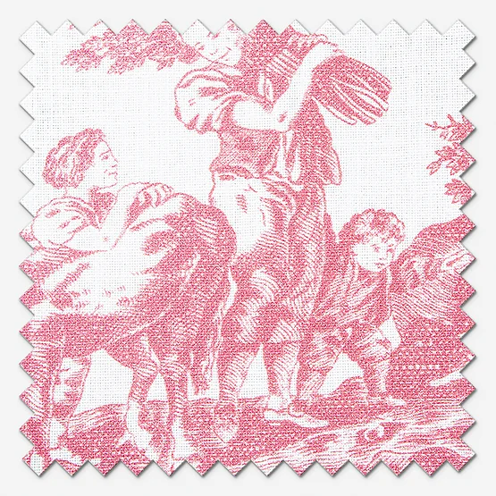 Camengo Cadence Tissu Rouge Grenat cushion