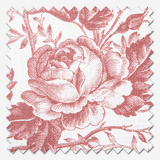 Camengo Celestine Tissu Rouge Grenat