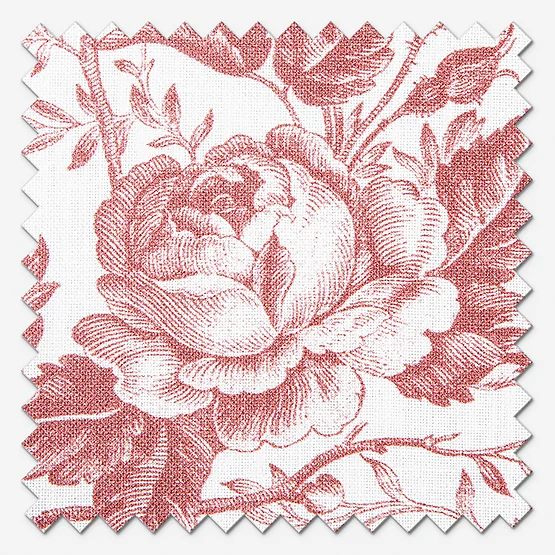 Camengo Celestine Tissu Rouge Grenat roman
