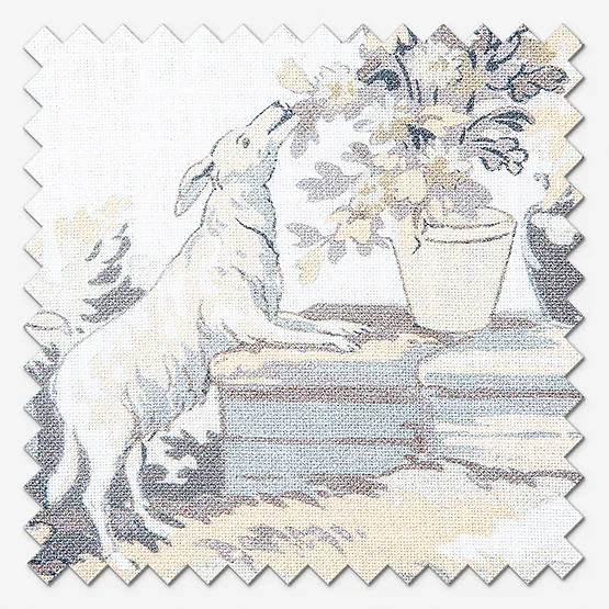 Camengo Gavotte Tissu Naturel cushion