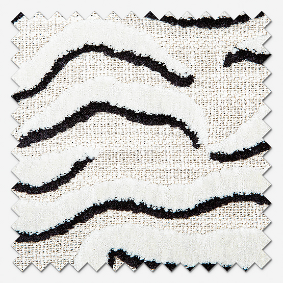 Camengo Ophea Velvet Black and White