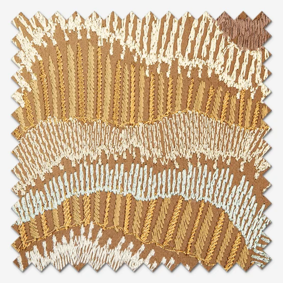 Casamance Annella Ocre Celadon roman