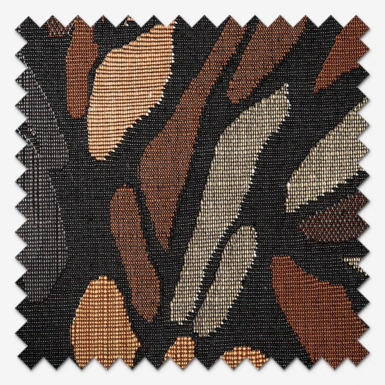 Casamance Pae Noir Ocre roman