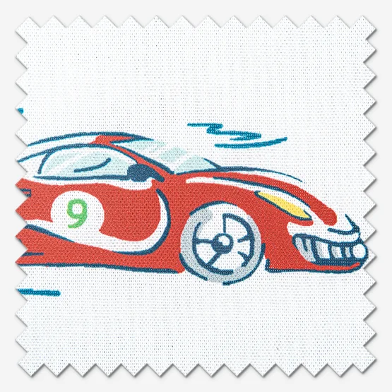 Cath Kidston Fast Cars Cream roman