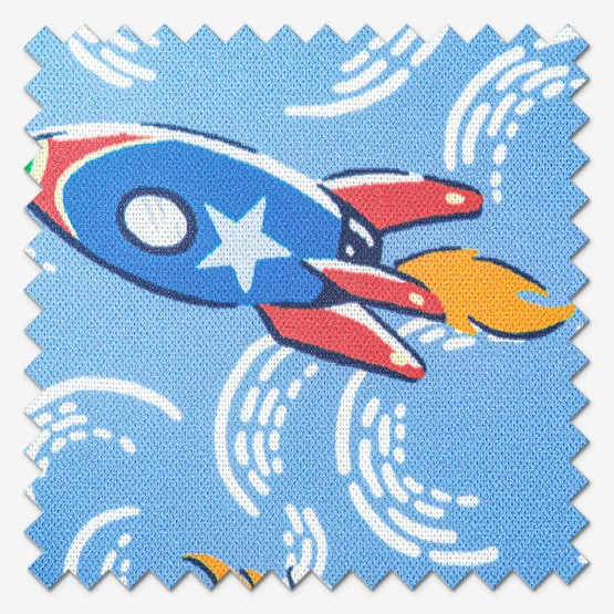Cath Kidston Rocket Mid Blue roman
