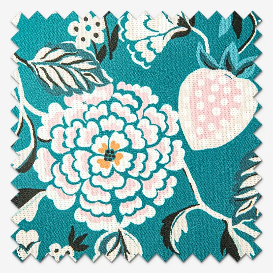 Cath Kidston Strawberry Gardens Teal roman