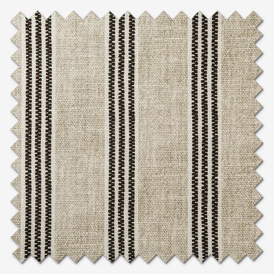 Emily Bond George Stripe Print Charcoal roman