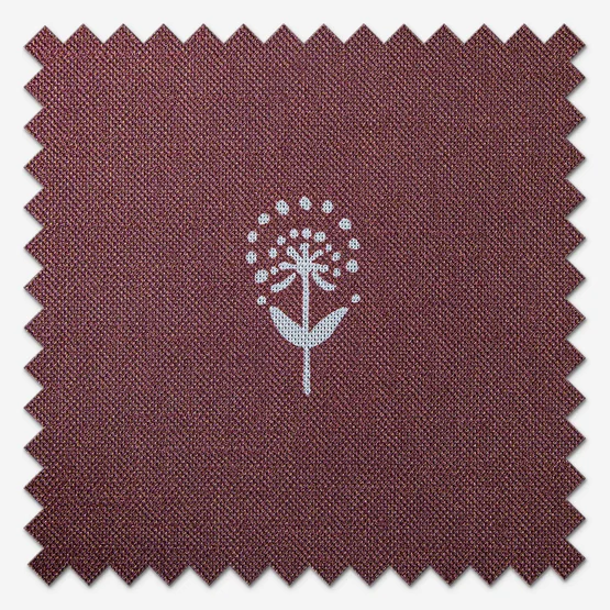 Emily Bond Wild Thyme Burgundy roman