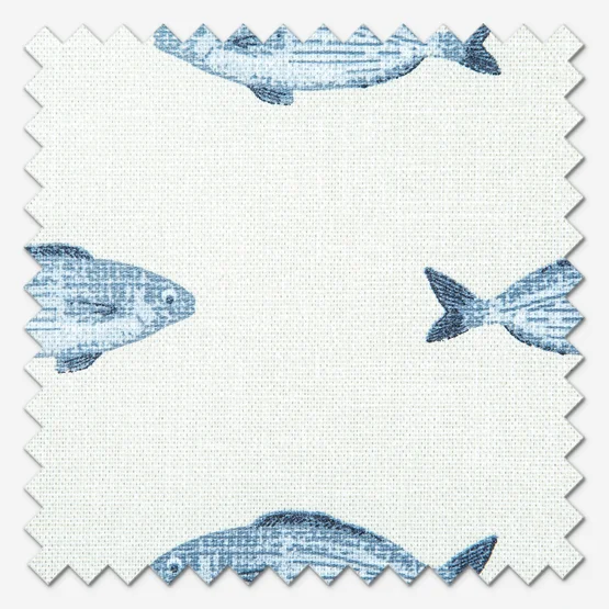 Pesce Blue cushion