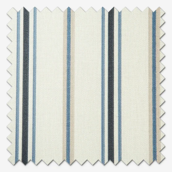Salcombe Stripe Navy curtain
