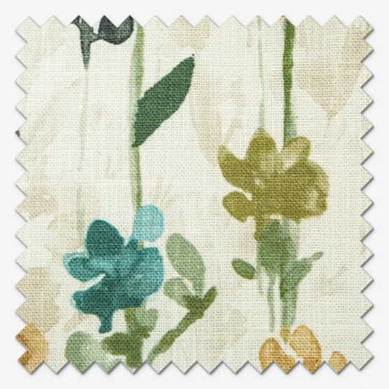Woodland Floral Green roman